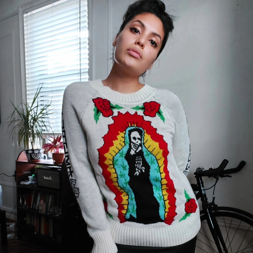 UNIF graphic knit sweater